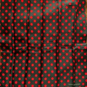 Tommy Hilfiger Silk Polka Dot Pocket Square NWOT